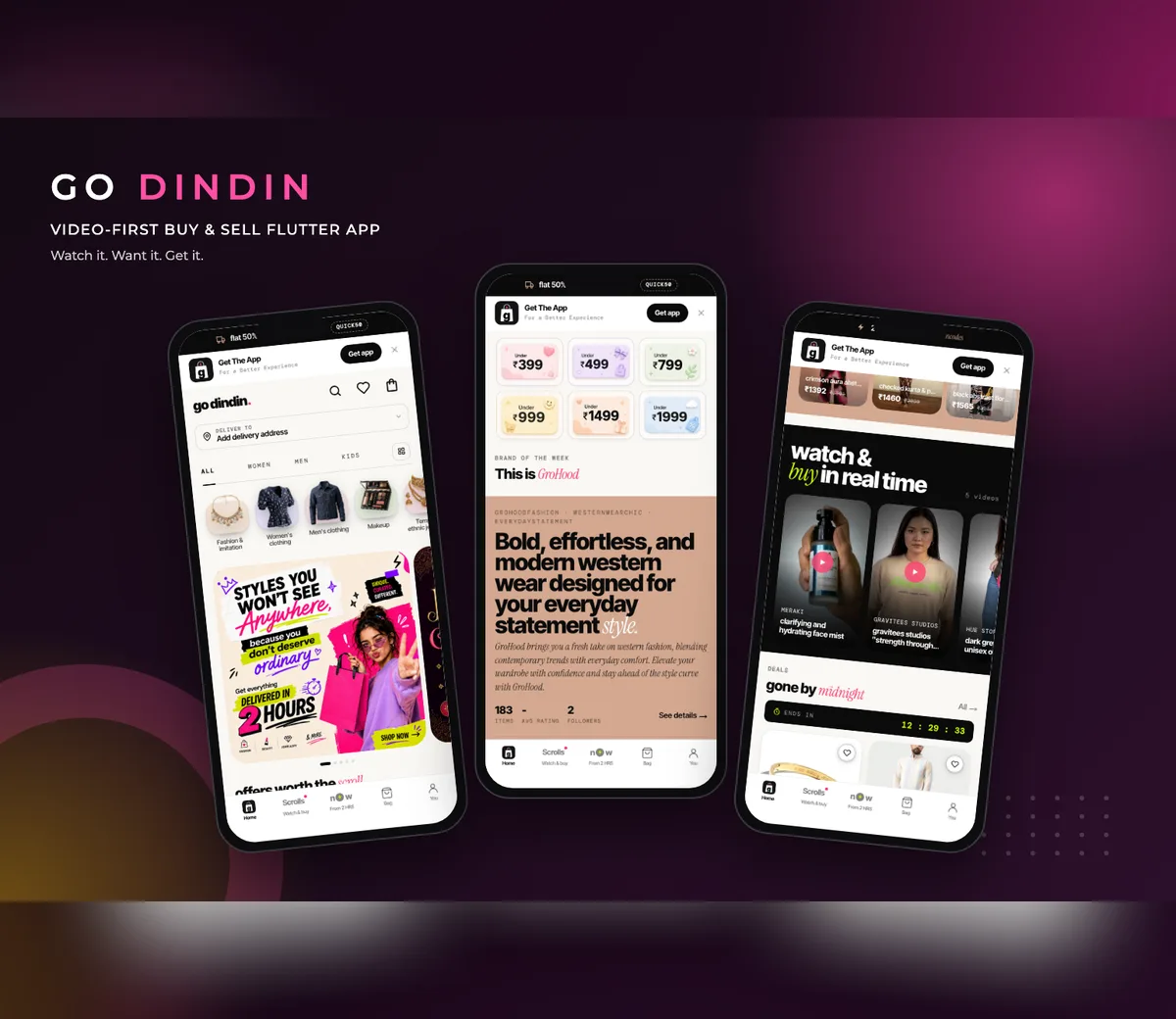 GoDinDin project preview