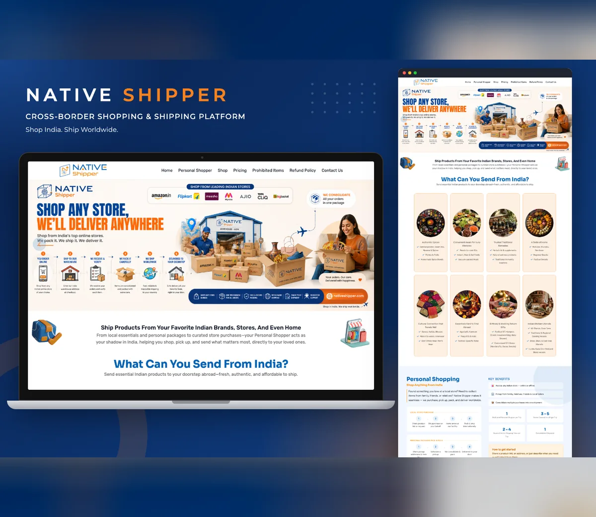 Native Shipper project preview