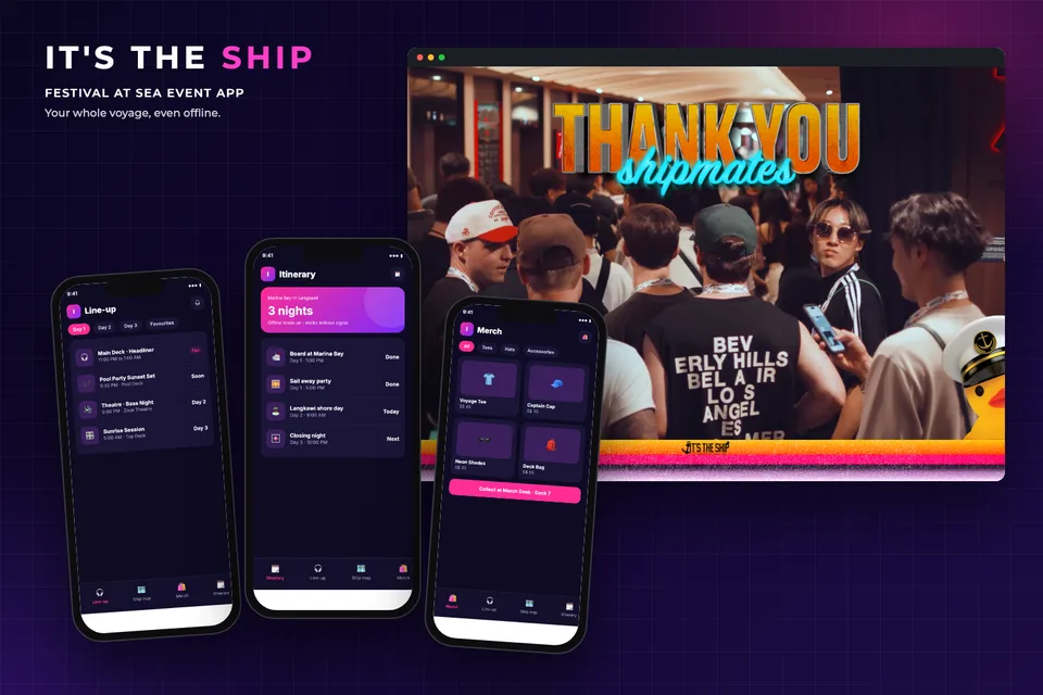 How We Built an Offline-First Event App for It's the Ship Festival at Sea