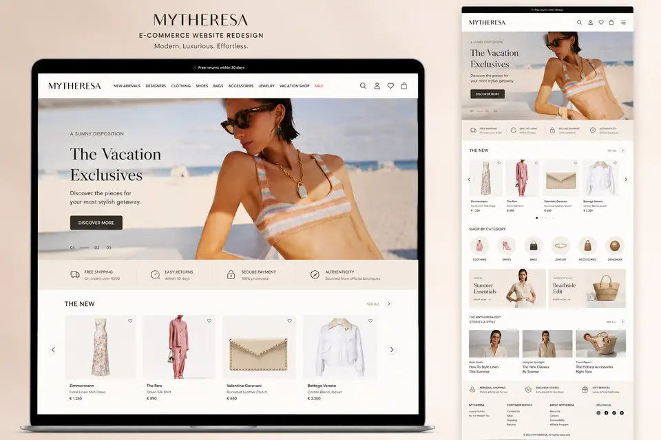 Mytheresa project by Limbani Softwares