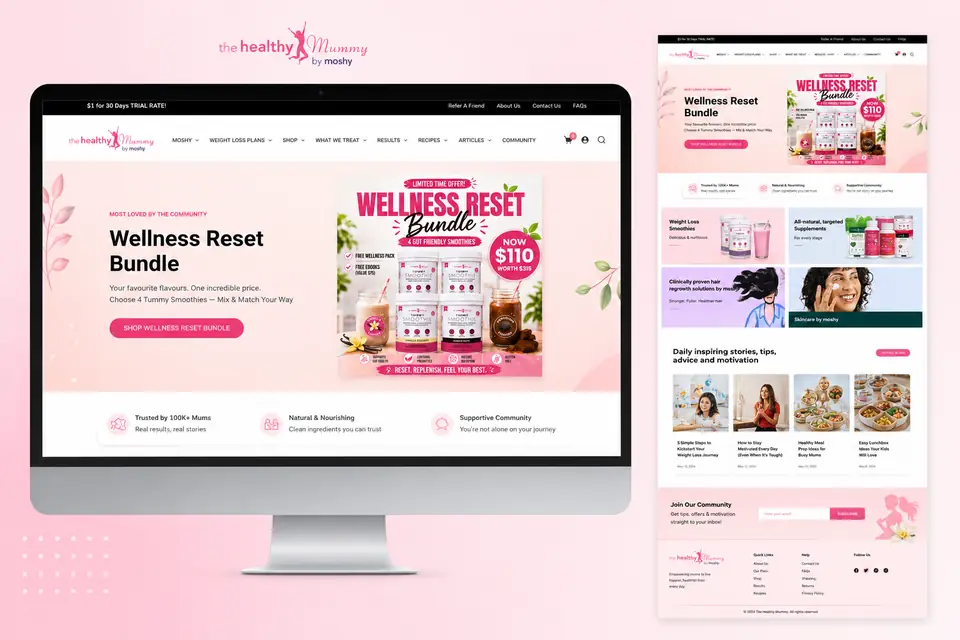 The Healthy Mummy project by Limbani Softwares